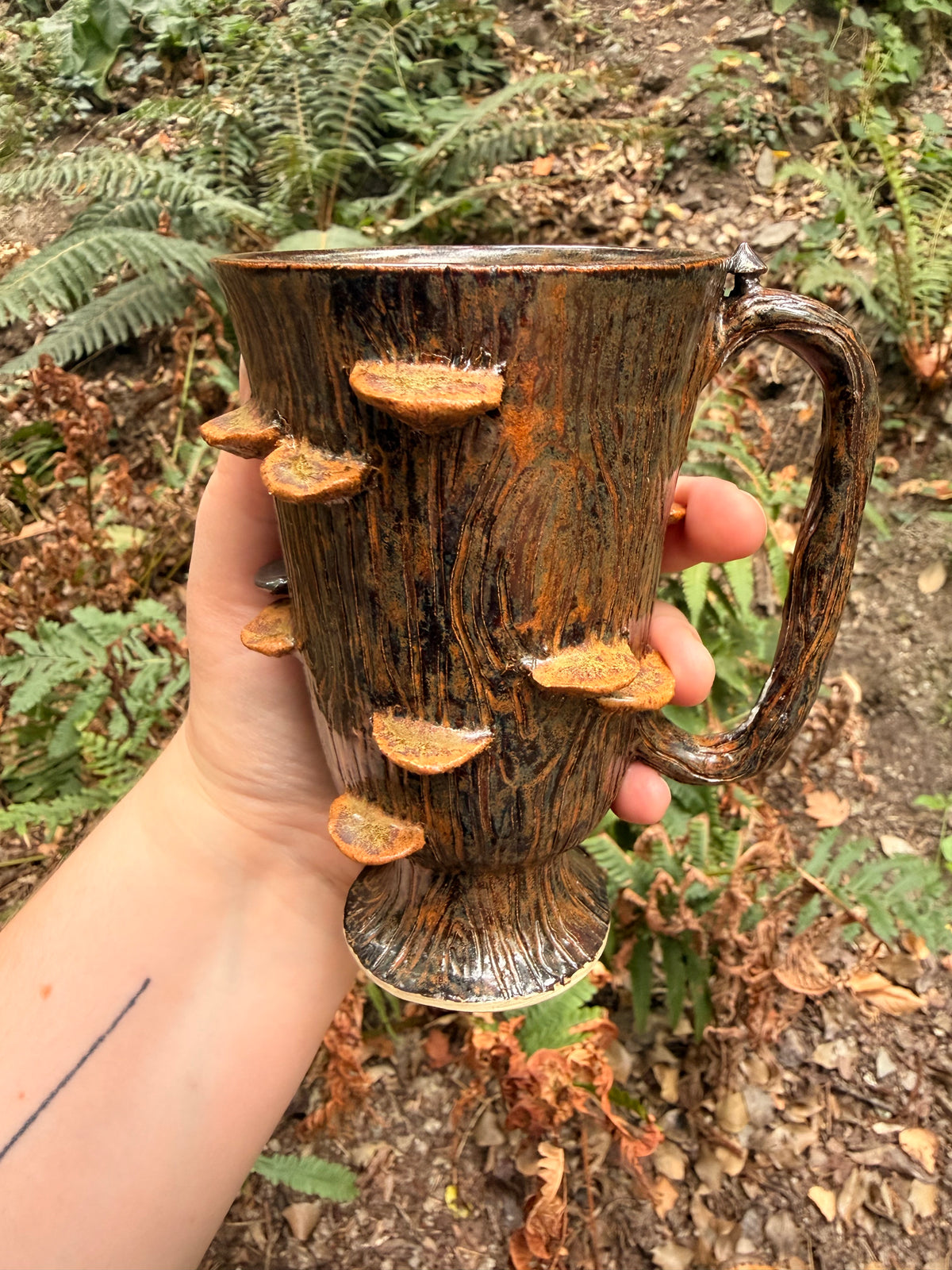 Sous-bois : Mug arbre à champignons