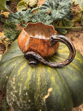 Récolte : Mug citrouille orange vielli