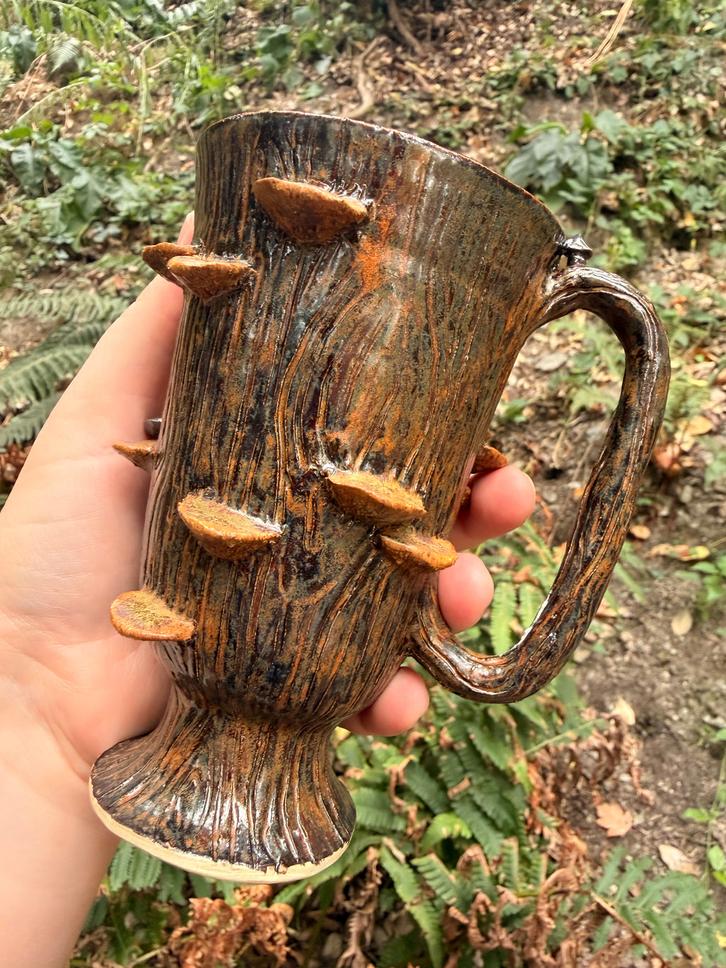 Sous-bois : Mug arbre à champignons